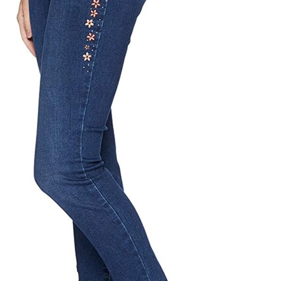 LEE Women's Sculpting Slim Fit Embroidery 8 Petite - Picture 3 of 8